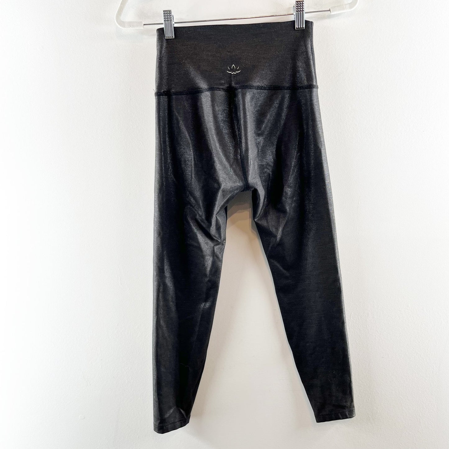 Beyond Yoga High Waisted Midi Leggings Foil Black Medium