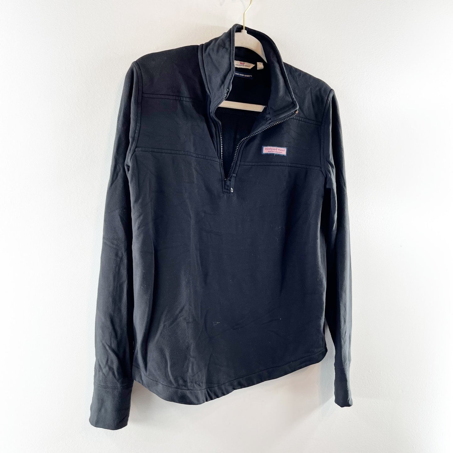 Vineyard Vines Dreamcloth Shep Long Sleeve Sweatshirt Jet Black Small