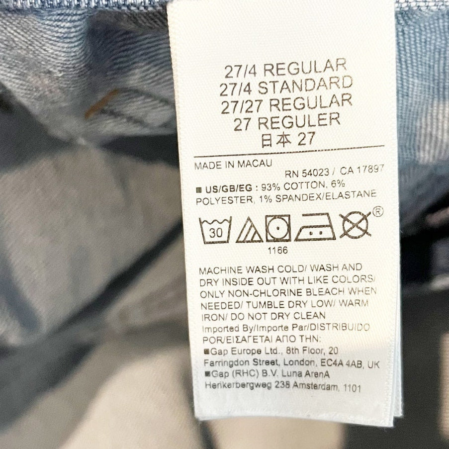 GAP 70s Flare Patch Pocket High Rise Jeans Blue 4 / 27