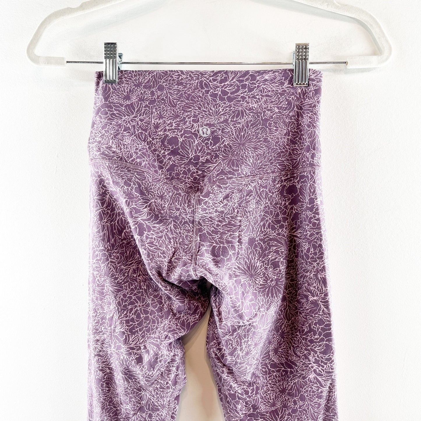 Lululemon Align Leggings Pant II 25" Arabesque Antoinette Smoky Quartz Purple 4