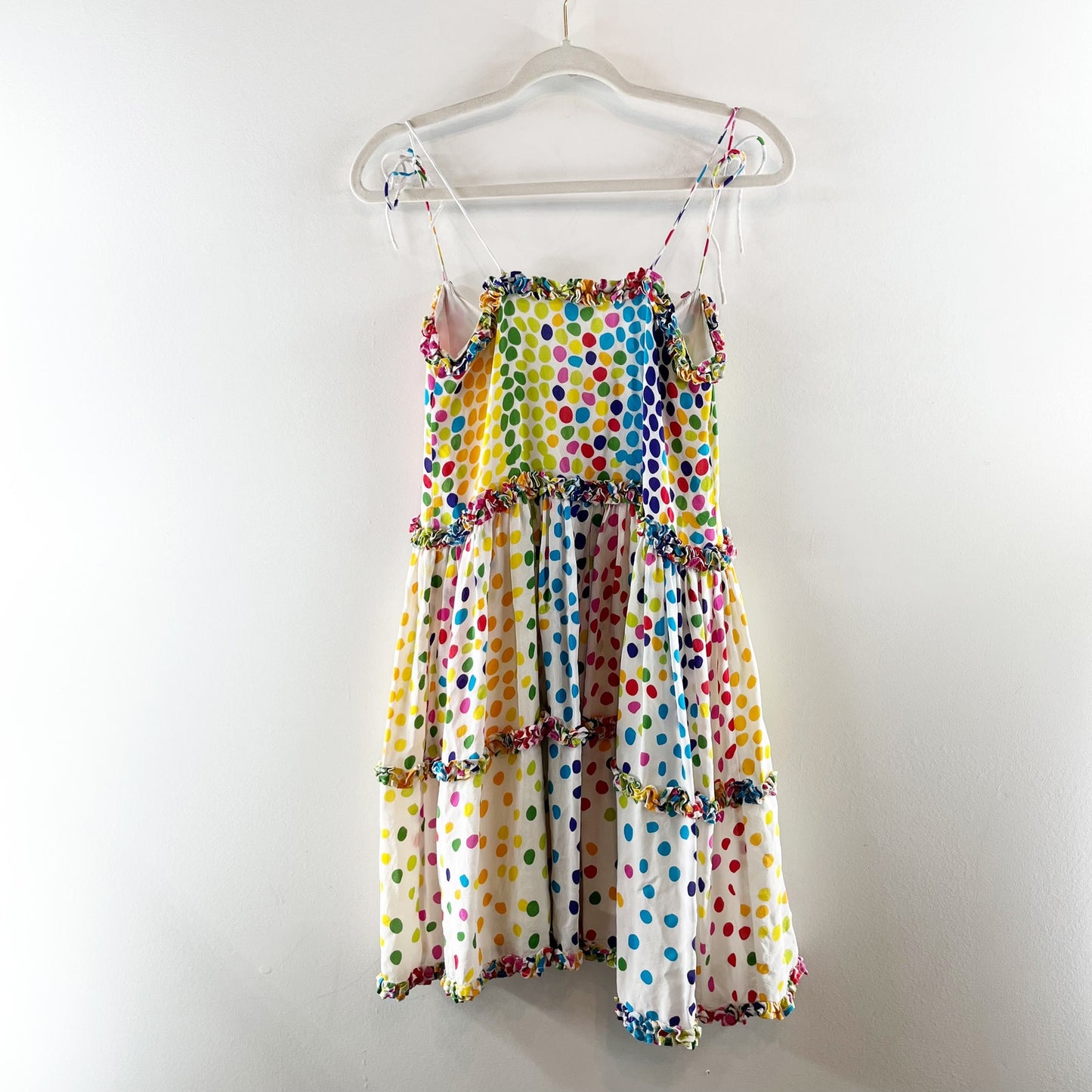 All Things Mochi Blessica Dotted Sleeveless Mini Sundress Multicolor XS