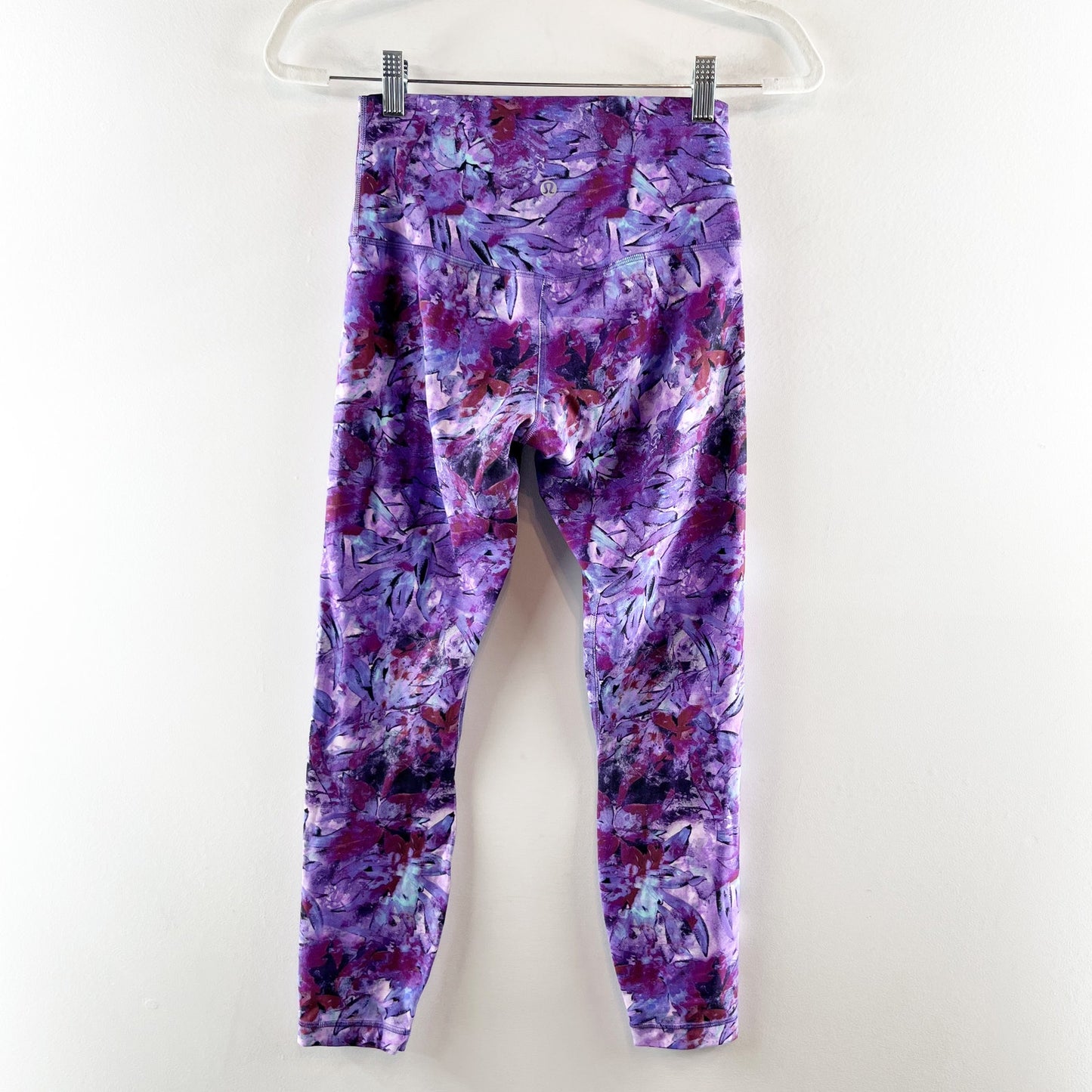 Lululemon Align High-Rise Leggings Pants 25" Iridescent Floral Multi Purple 6