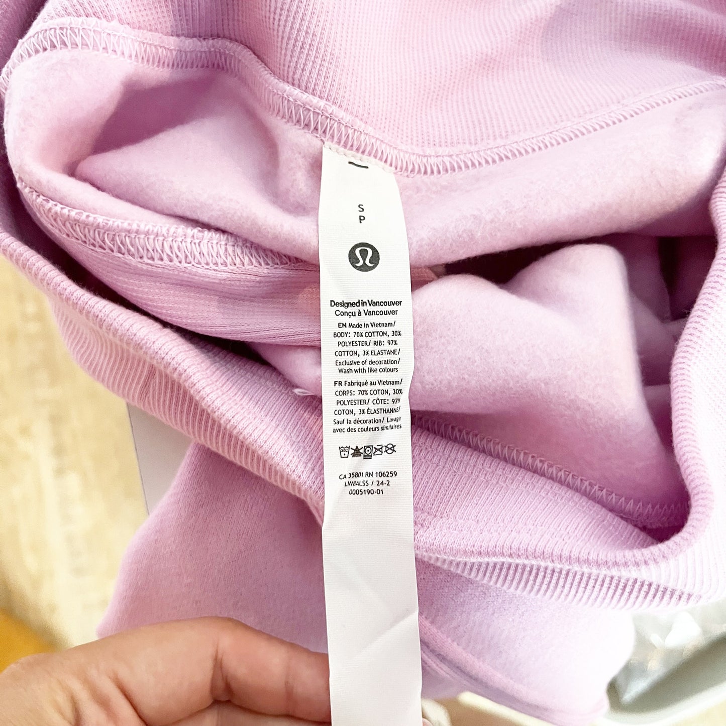 Lululemon Scuba High-Rise Mini Skirt Vitapink Pink Small