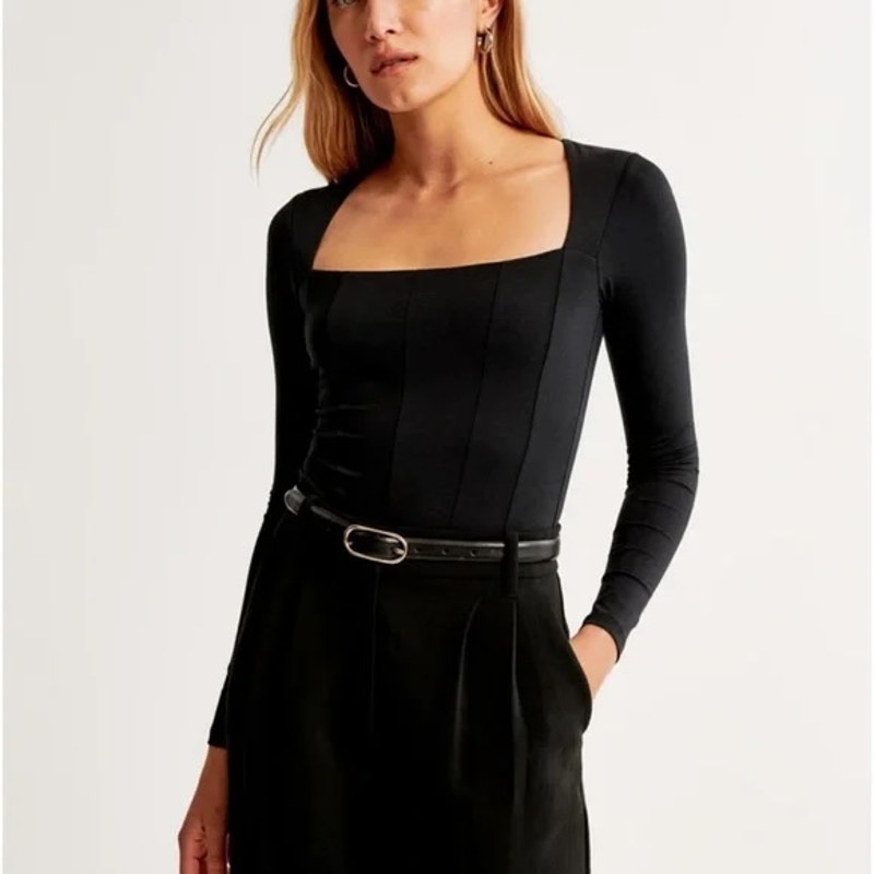 black stretchable dress Darya Mesh Midi Dress — Ribbed Slip & Sheer Mesh