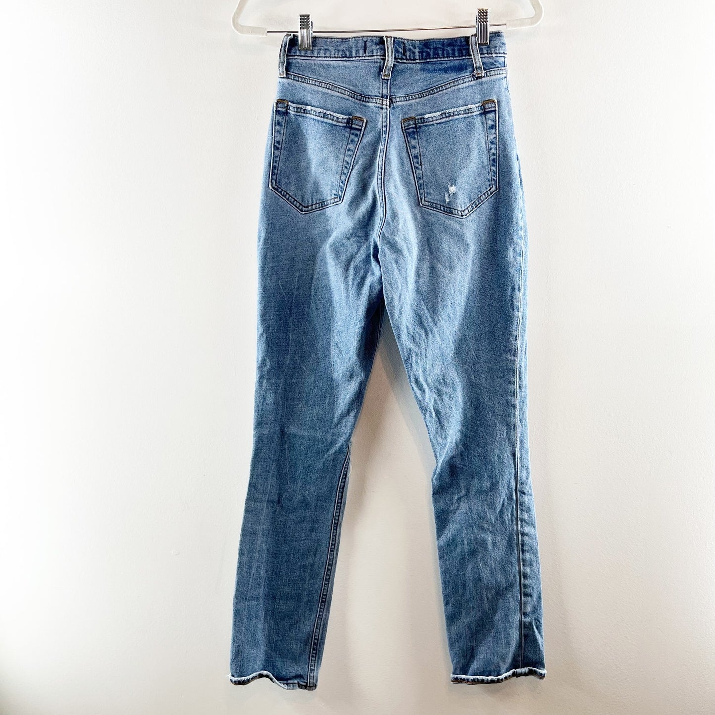 Abercrombie '90s Slim Straight Ultra High Rise Curve Love Jeans Blue 2 / 26