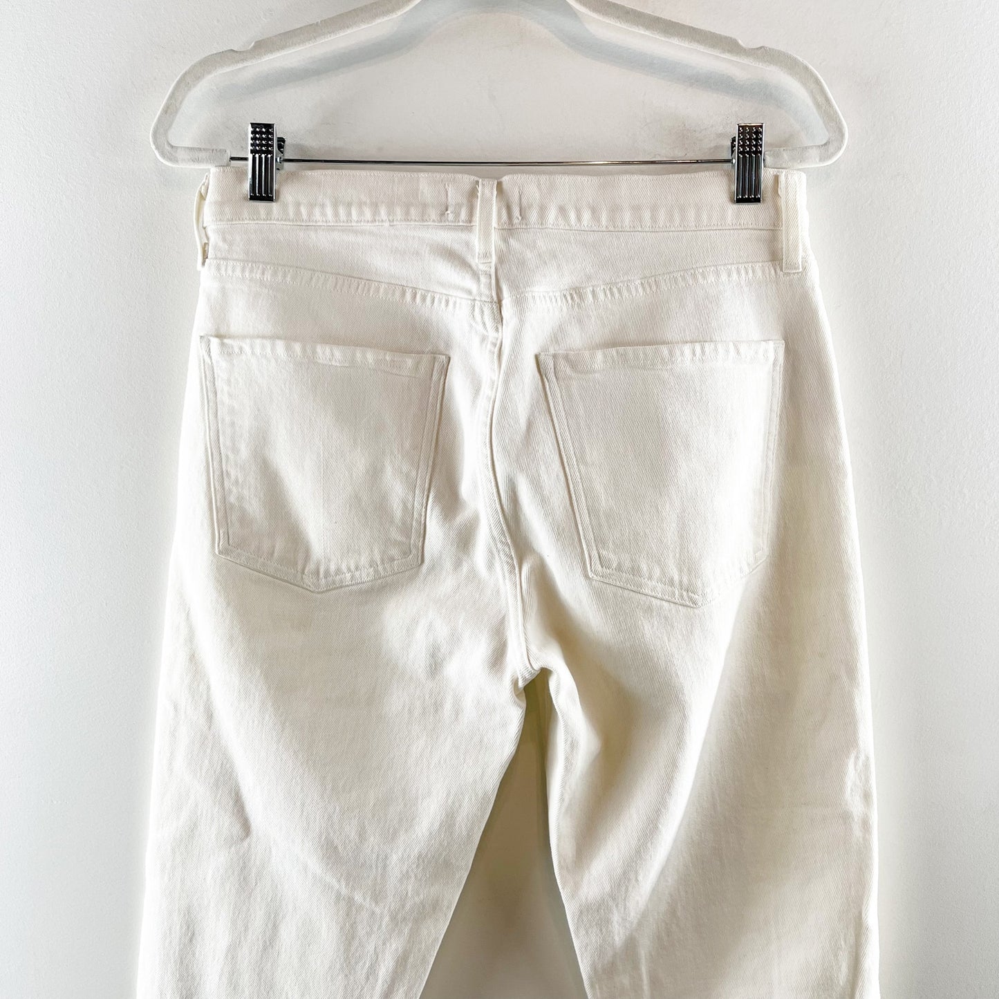 AGOLDE Sophie Crop High Rise Skinny Slim Jeans White 30 / 10