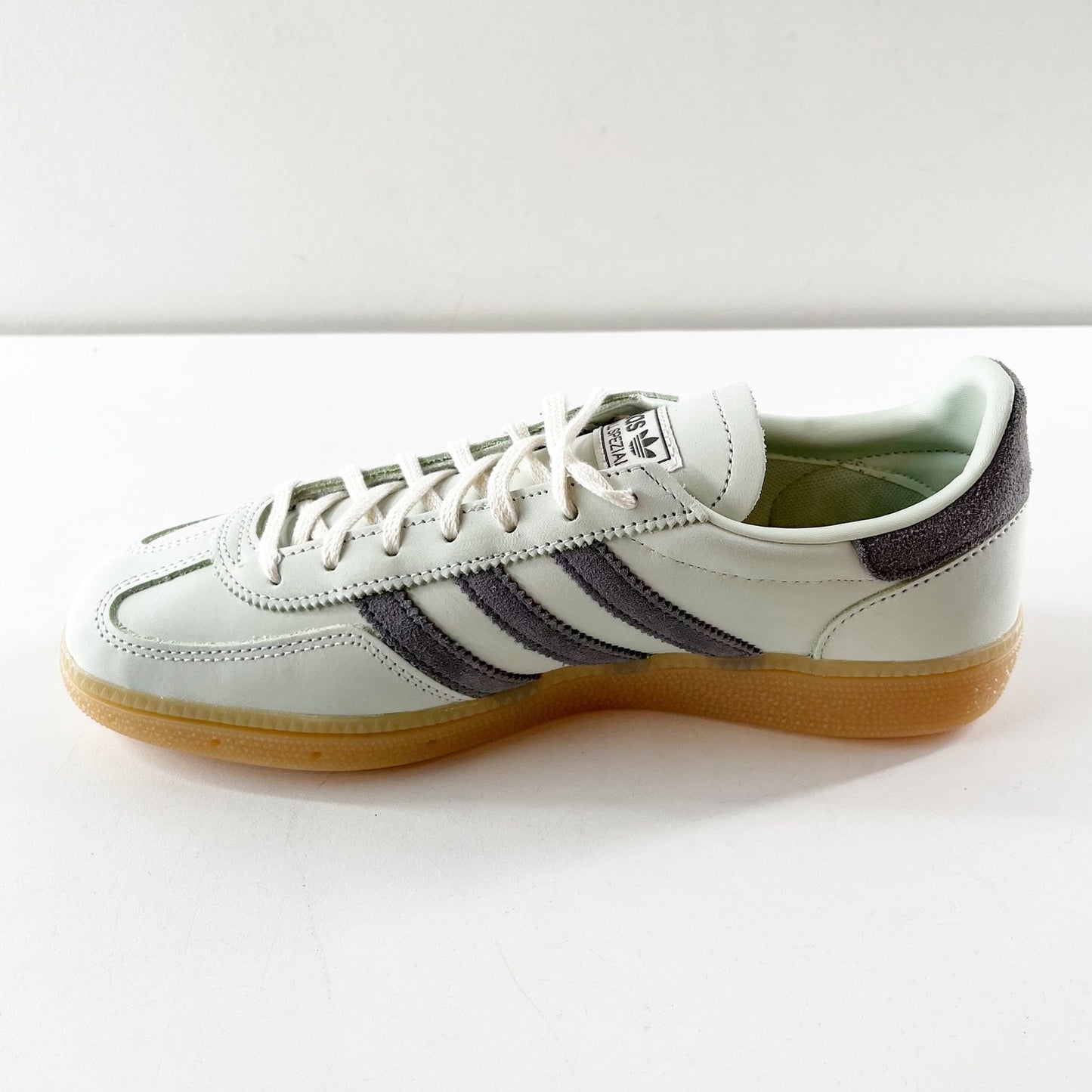 Adidas Handball Spezial Low Top Lace Up Sneakers Linen Green 8