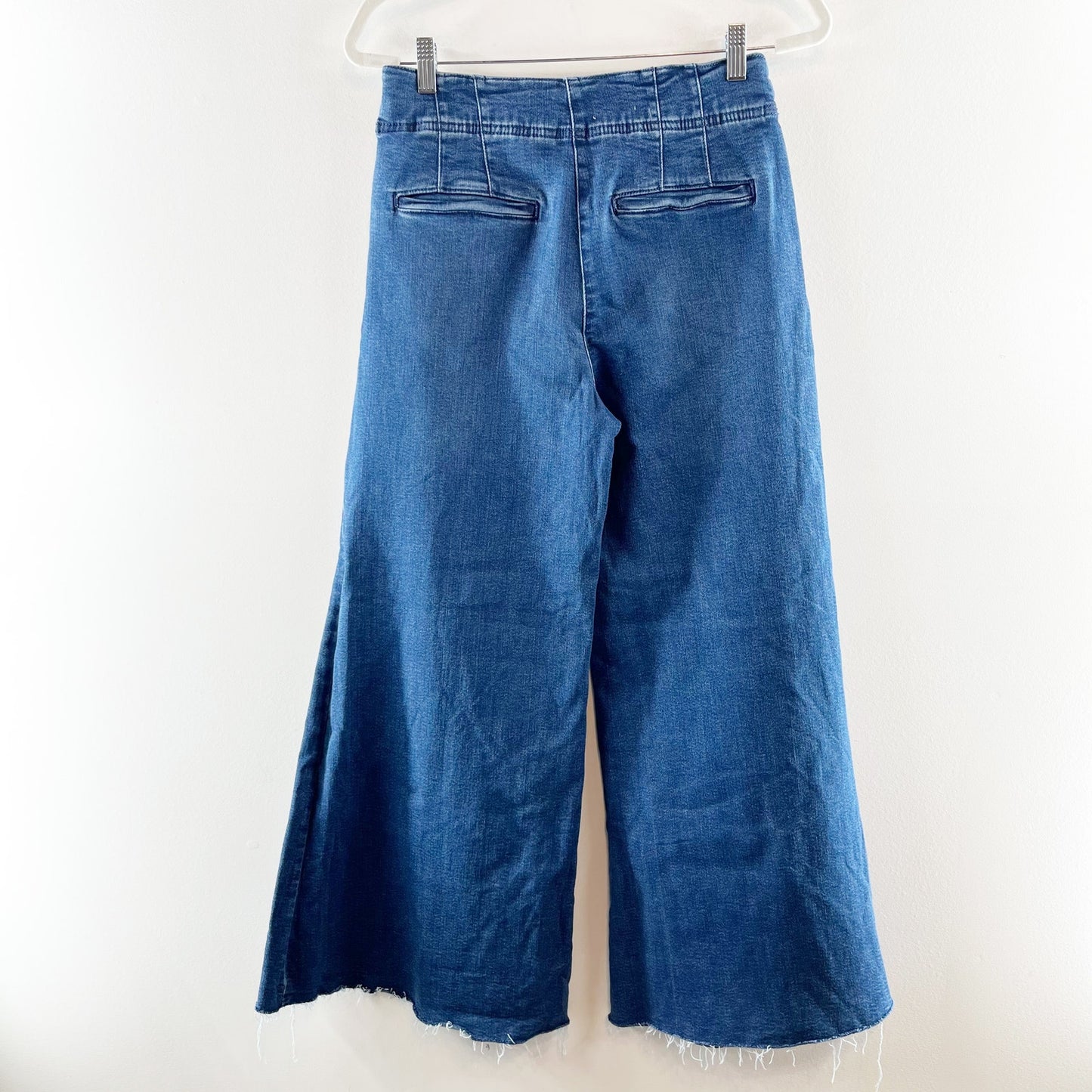 Anthropologie Pilcro A-Line Trapeze High-Rise Wide-Leg Jeans Blue 27 / 4