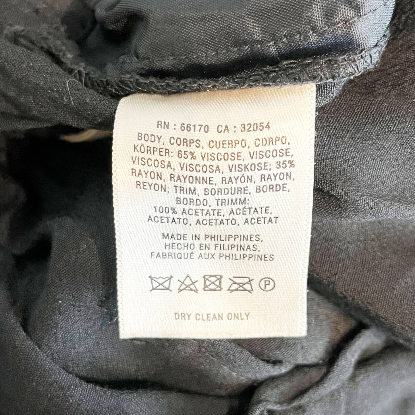 Anthropologie Cartonnier Straight Leg Tapered Elastic Waist Casual Pants Black S