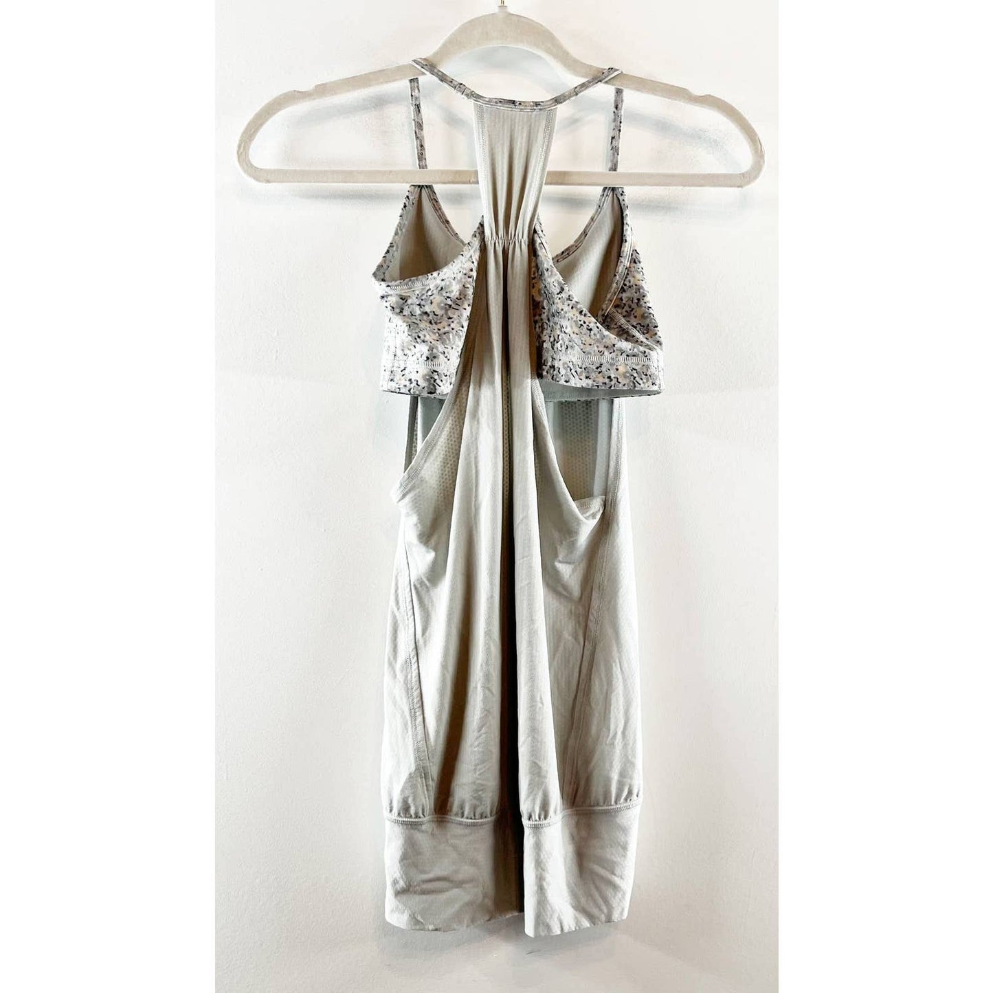 Lululemon Athletica No Limits Tank Silver Spoon Petite Fleur Silver Spoon 4