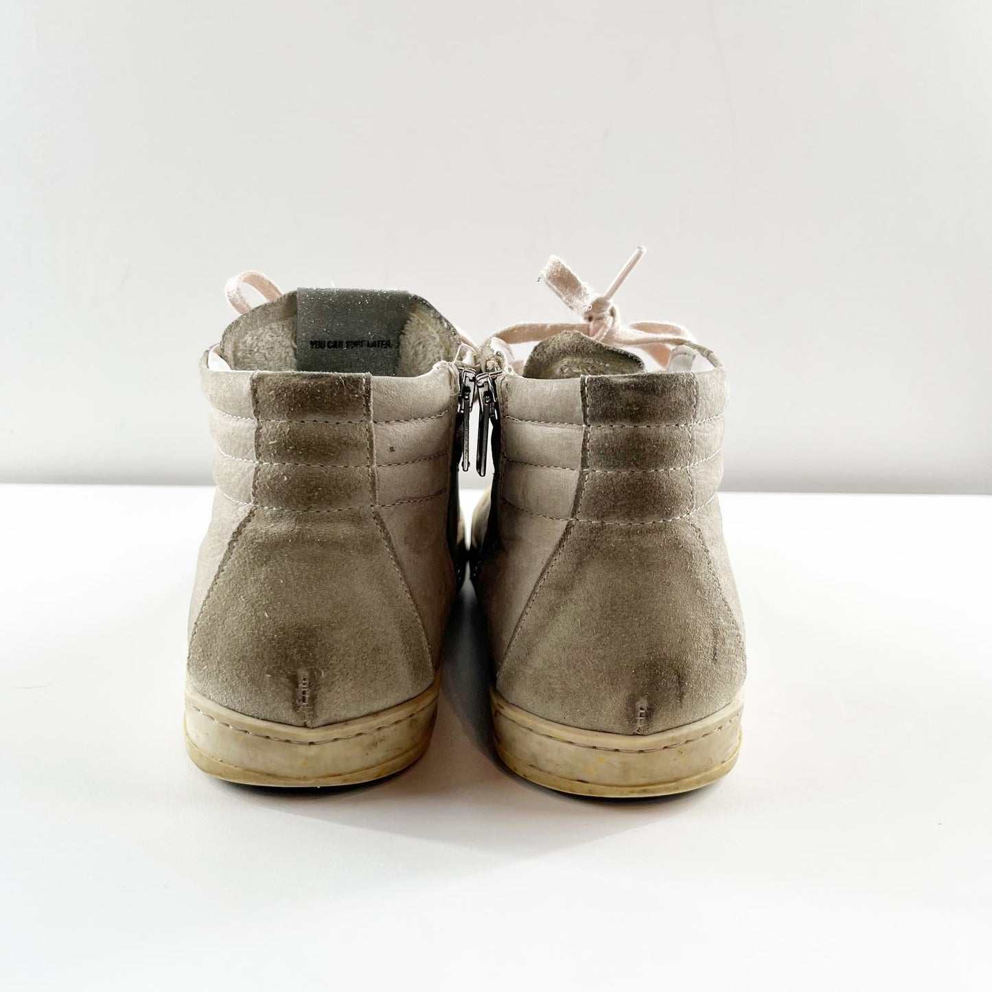 P448 Hightop Skate Sneakers Shoes Gray Cristal 38 / 8