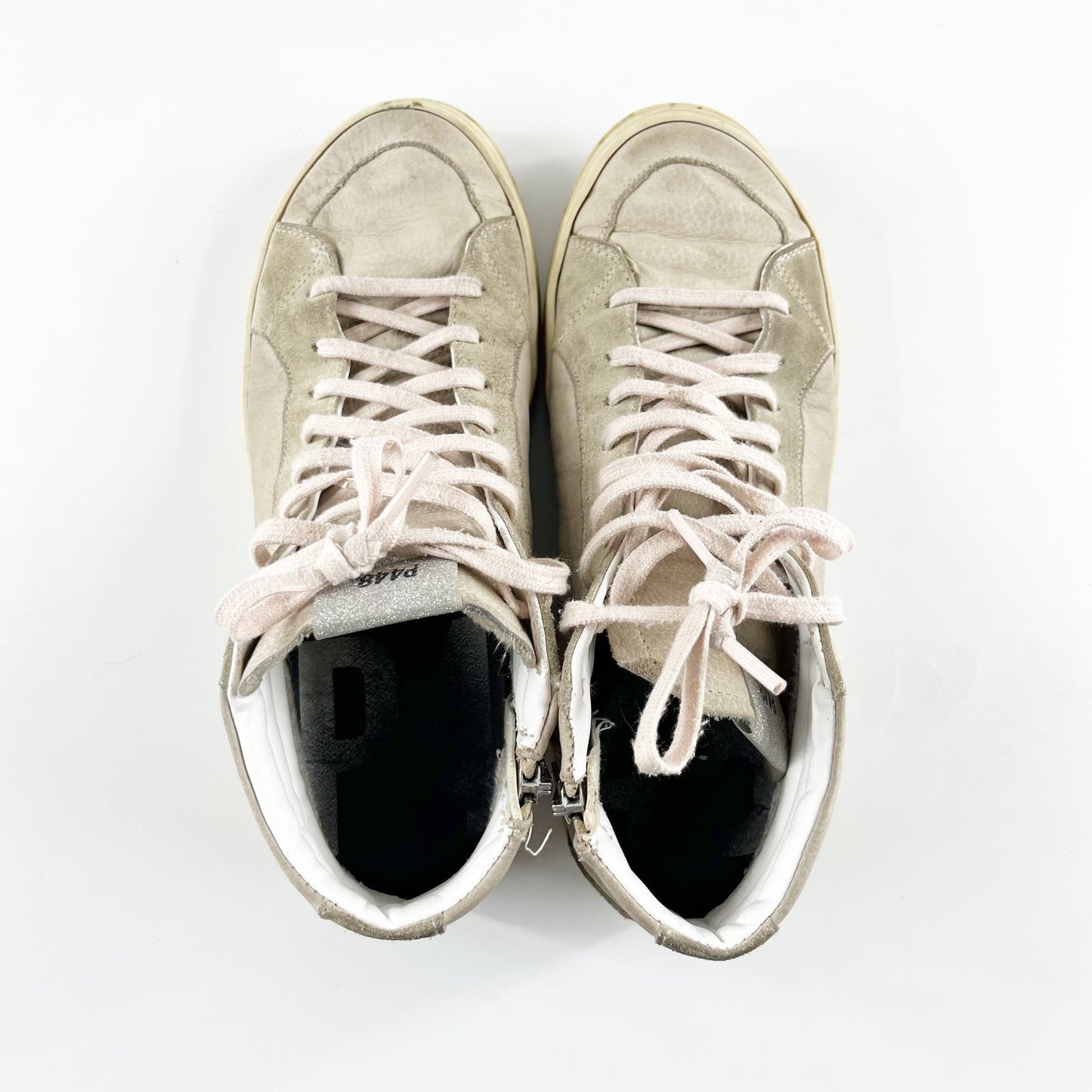 P448 Hightop Skate Sneakers Shoes Gray Cristal 38 / 8