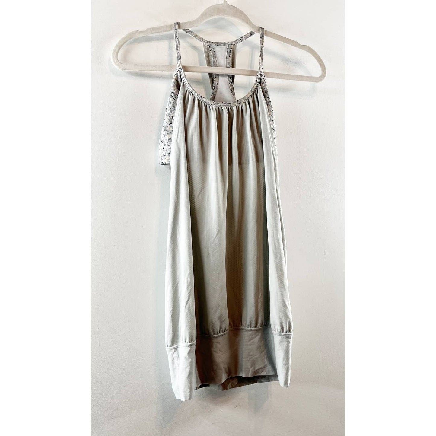 Lululemon Athletica No Limits Tank Silver Spoon Petite Fleur Silver Spoon 4