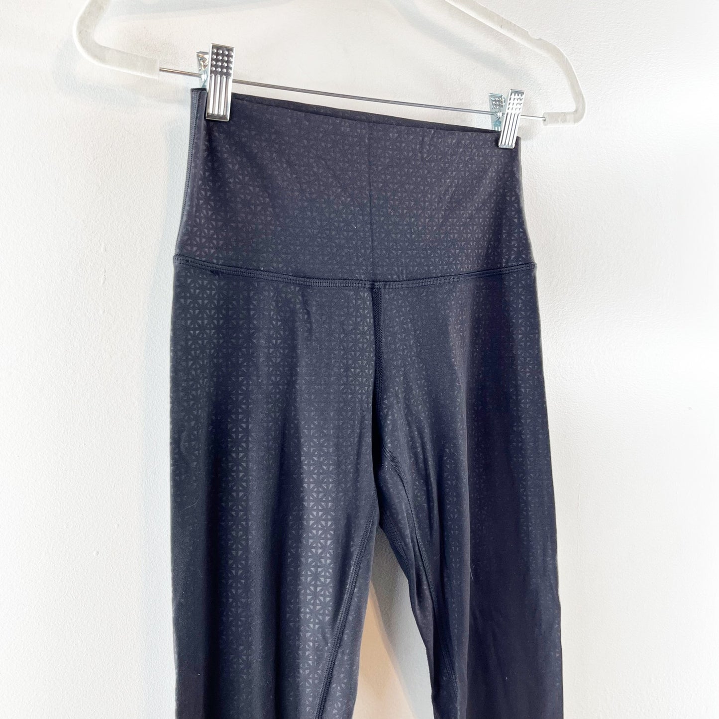 Lululemon Athletica Align Leggings Pants 25" Lattice Work Emboss Black 6
