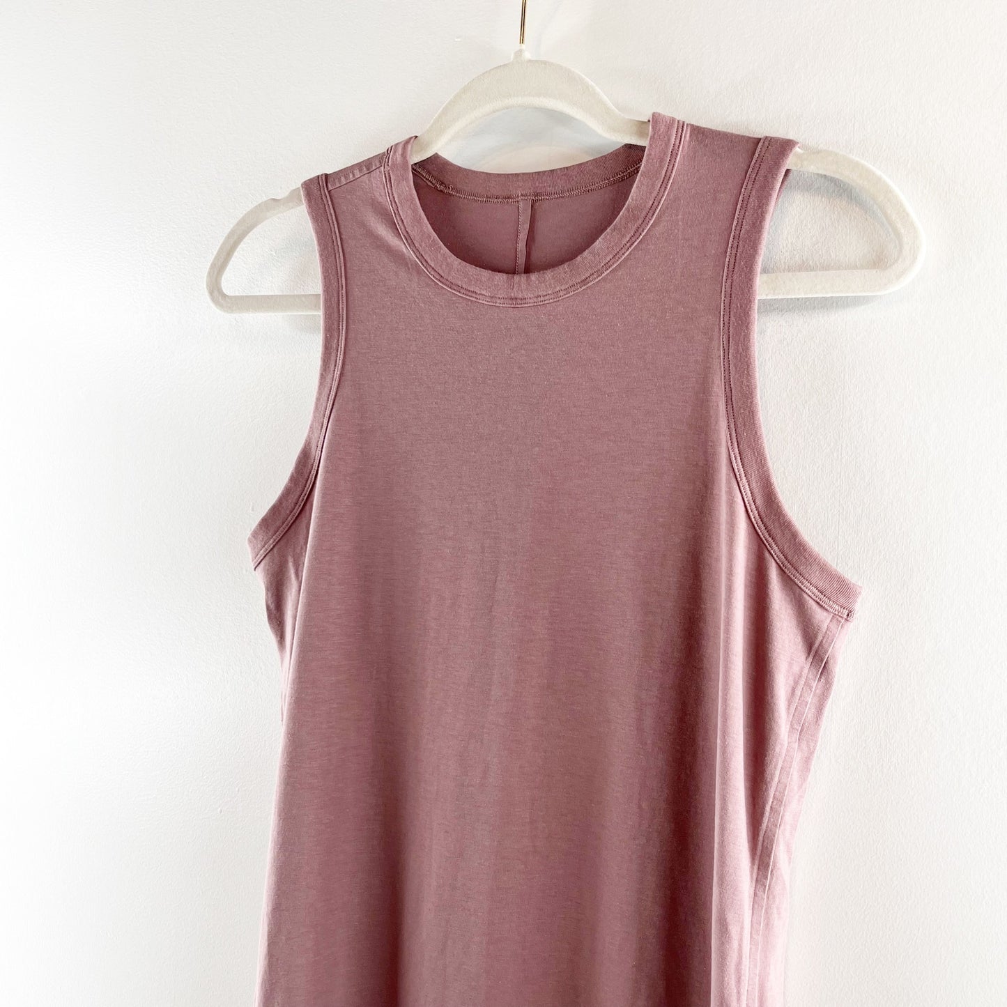 Lululemon Classic-Fit Cotton-Blend Dress Twilight Rose Pink Small