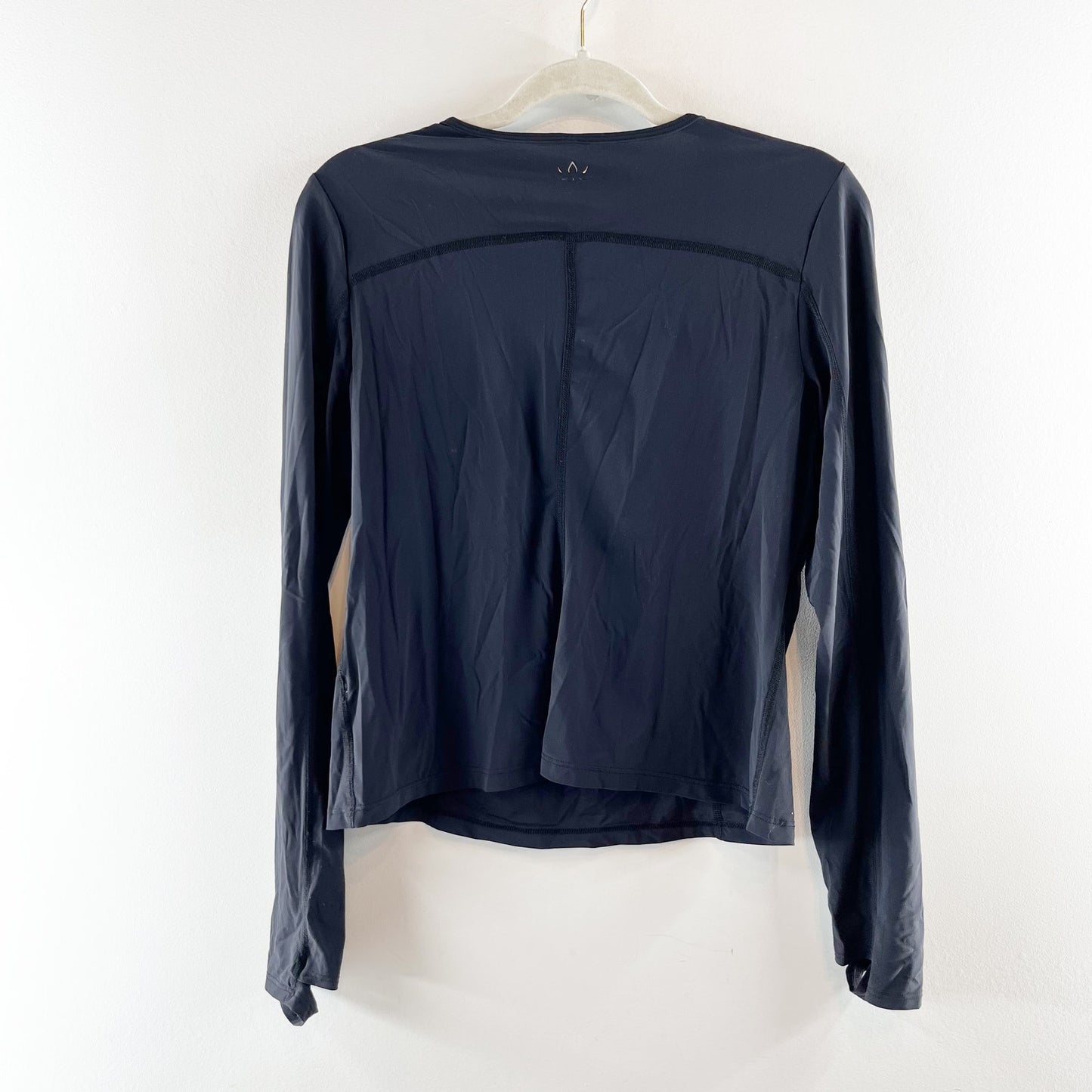 Beyond Yoga Powerbeyond Lite Airshield Long Sleeve Active Top Black Large