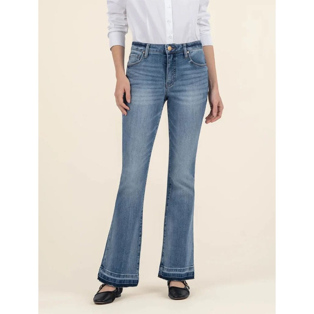 Kut From The Kloth Stella High Rise Fab Ab Flare Jeans Blue 4