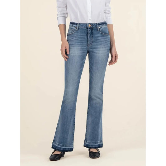 Kut From The Kloth Stella High Rise Fab Ab Flare Jeans Blue 4