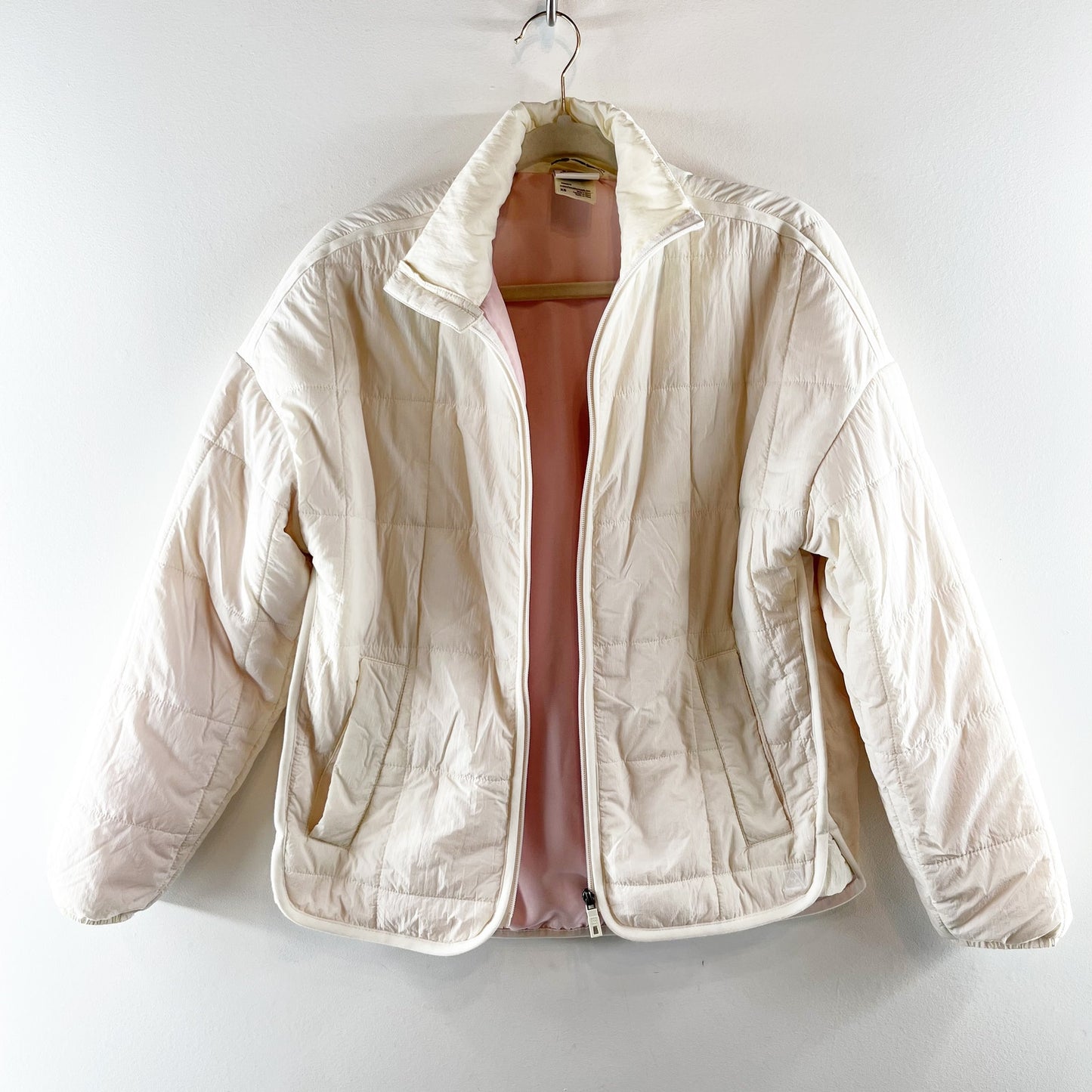 Avalanche Outdoor Supply Company Windham Quilted Puffer Jacket Cream Pink XS