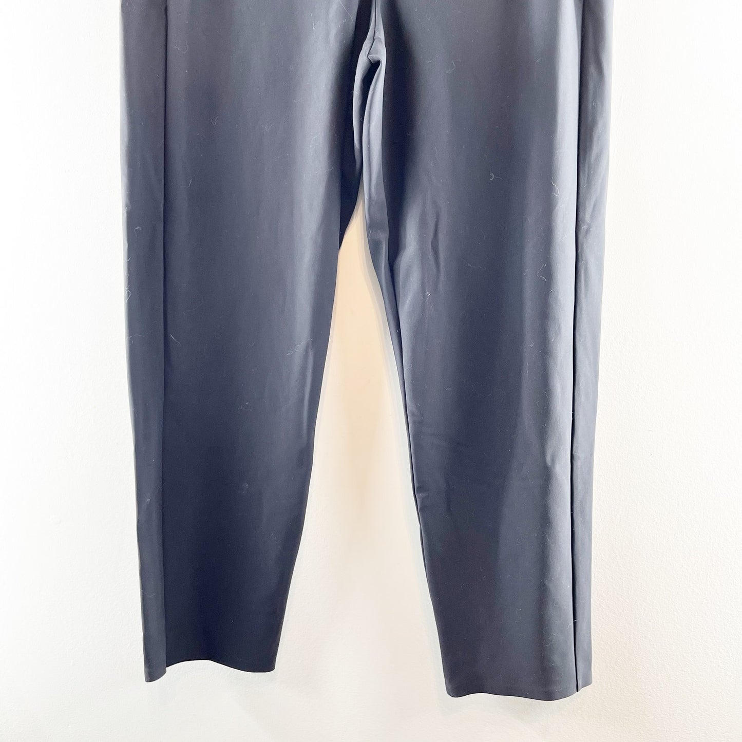 Athleta High Rise Stellar Skinny Ankle Trouser Pants Black 14