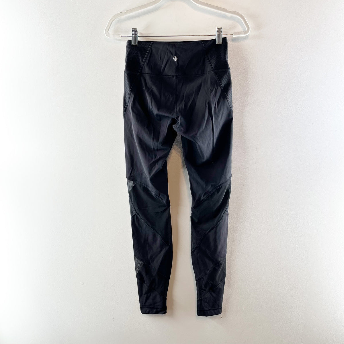 Lululemon Athletica Wunder Under High-Rise Tight Leggings Mesh 28" Black 6