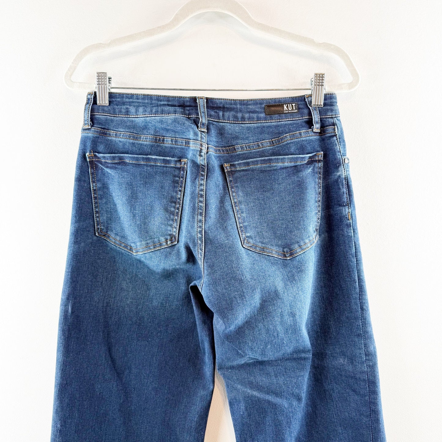 Kut From The Kloth Fab Ab Charlotte Culotte Cropped Jeans Blue 6