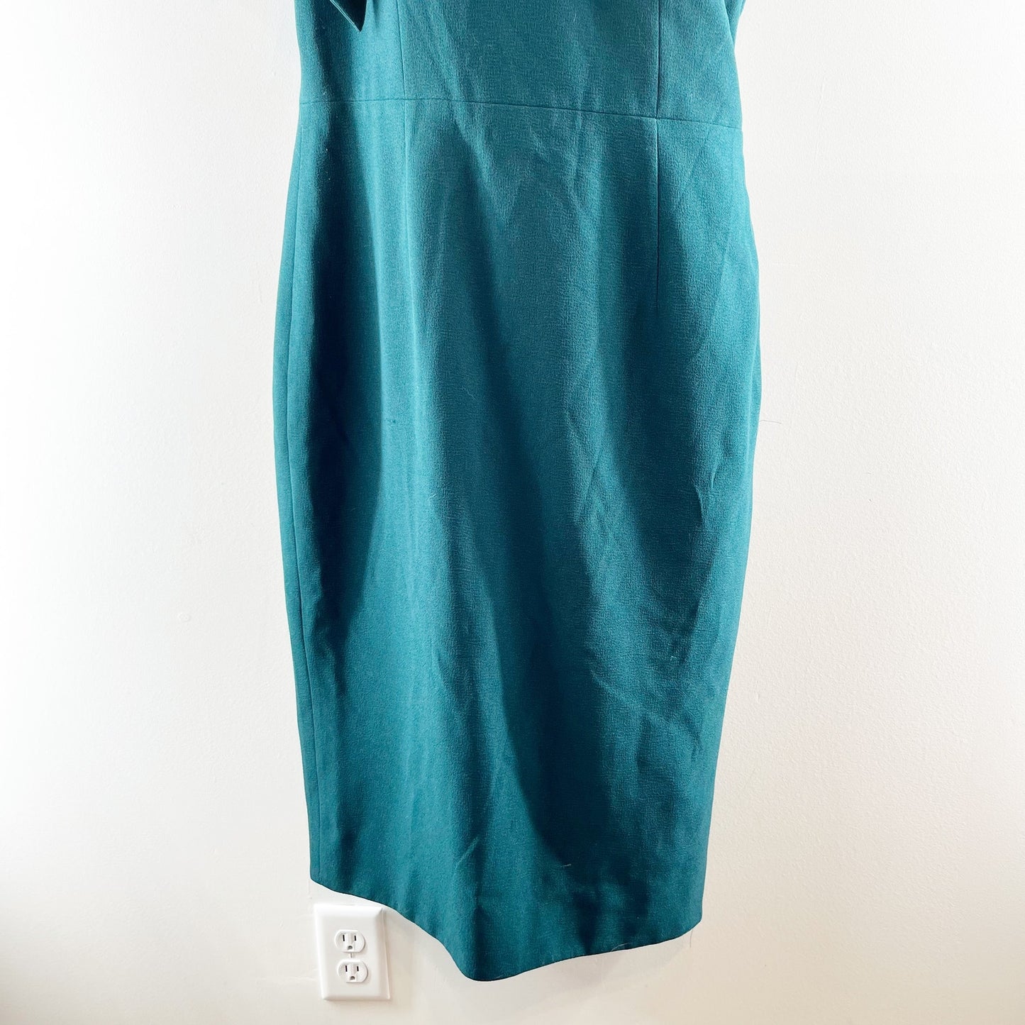 Dress The Population Tiffany One Shoulder Bow Midi Dress Green XL