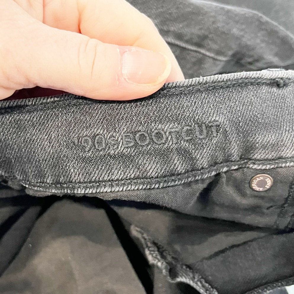 American Eagle High Waisted 90s Bootcut Jeans Black 8