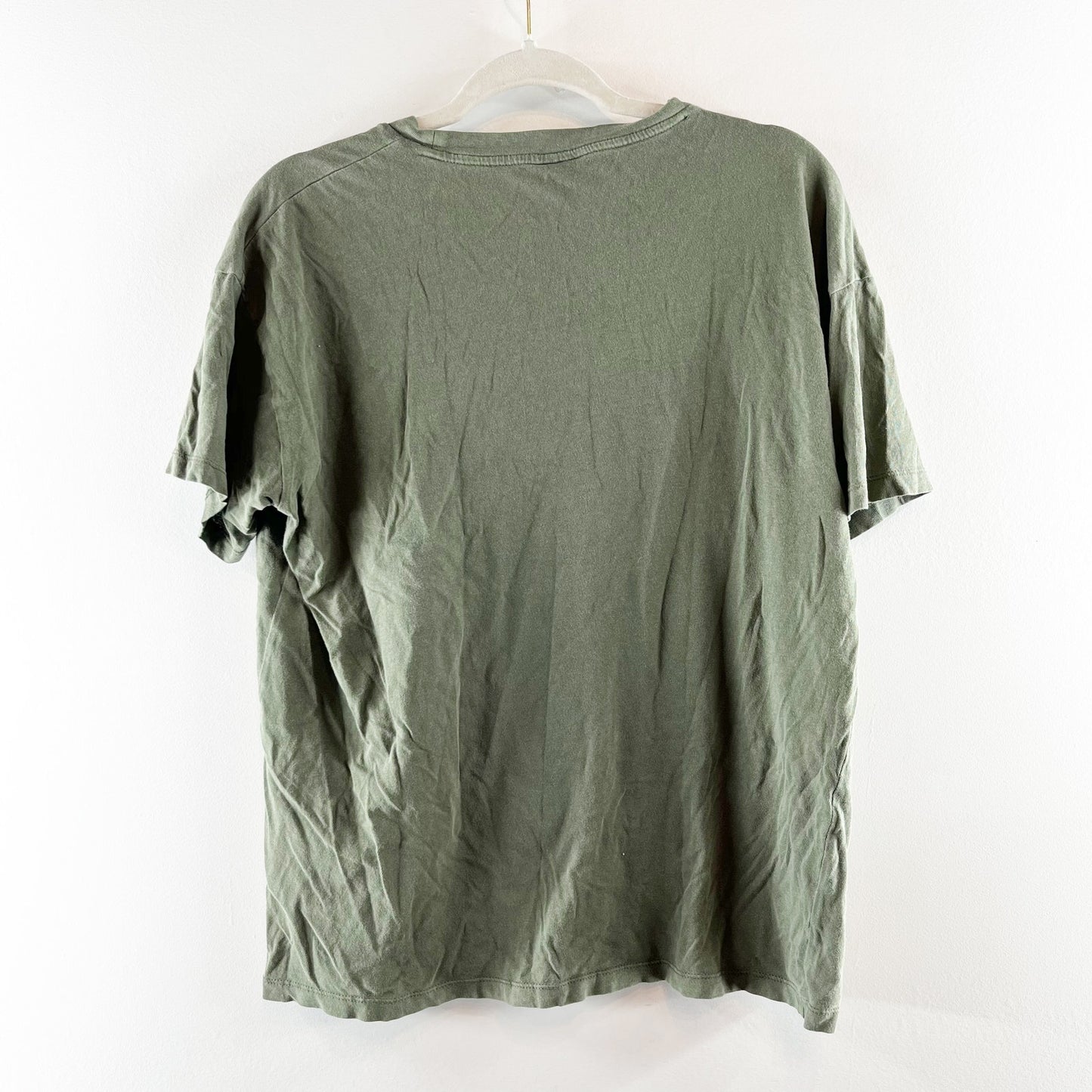 American Eagle Short Sleeve Janis Joplin Band Graphic Tee Shirt Green XS