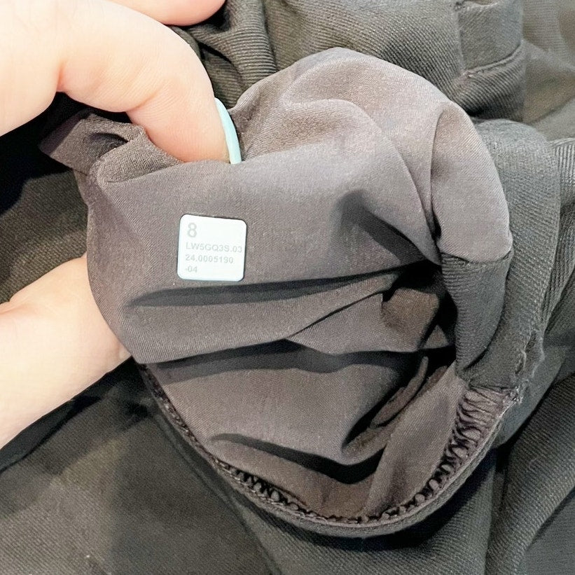 Lululemon Pleat Front High-Rise Trouser Pants Regular Espresso Brown 8