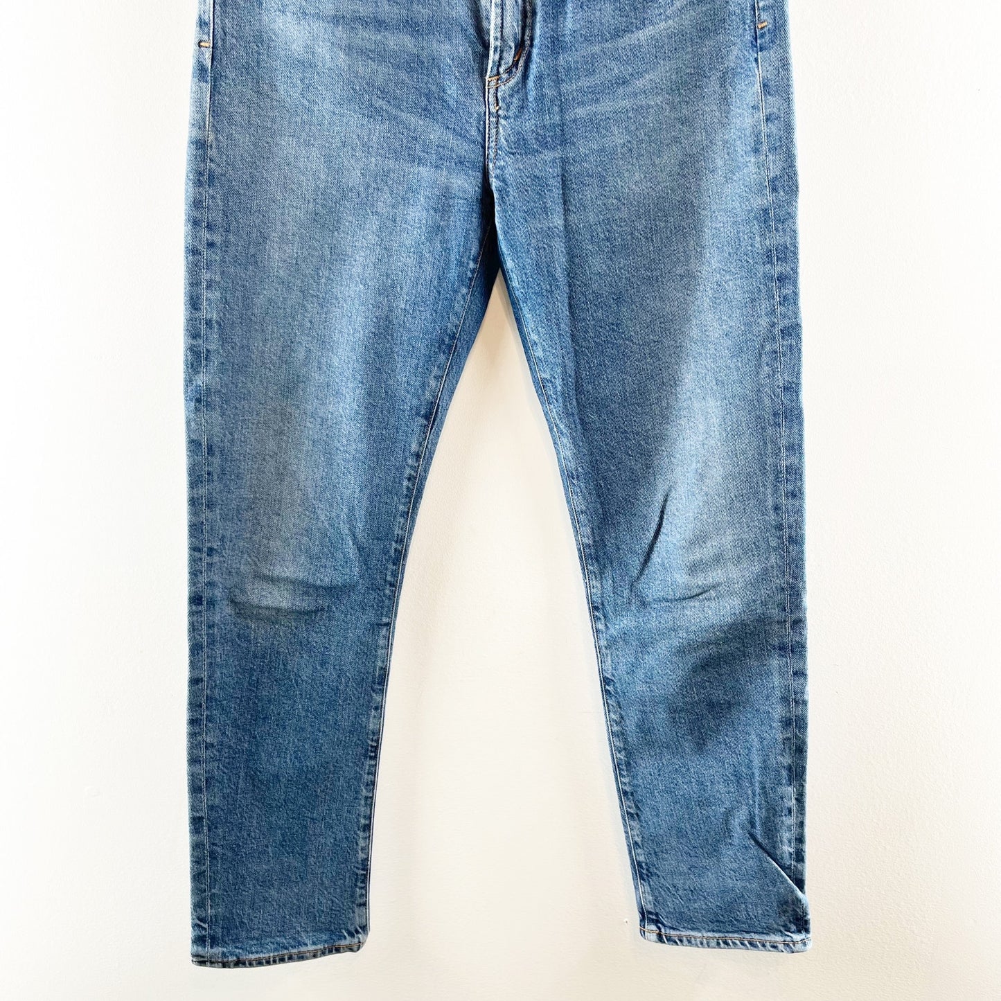 AGOLDE Toni Mid Rise Ankle Slim Skinny Jeans Cotton Blue 29 / 8