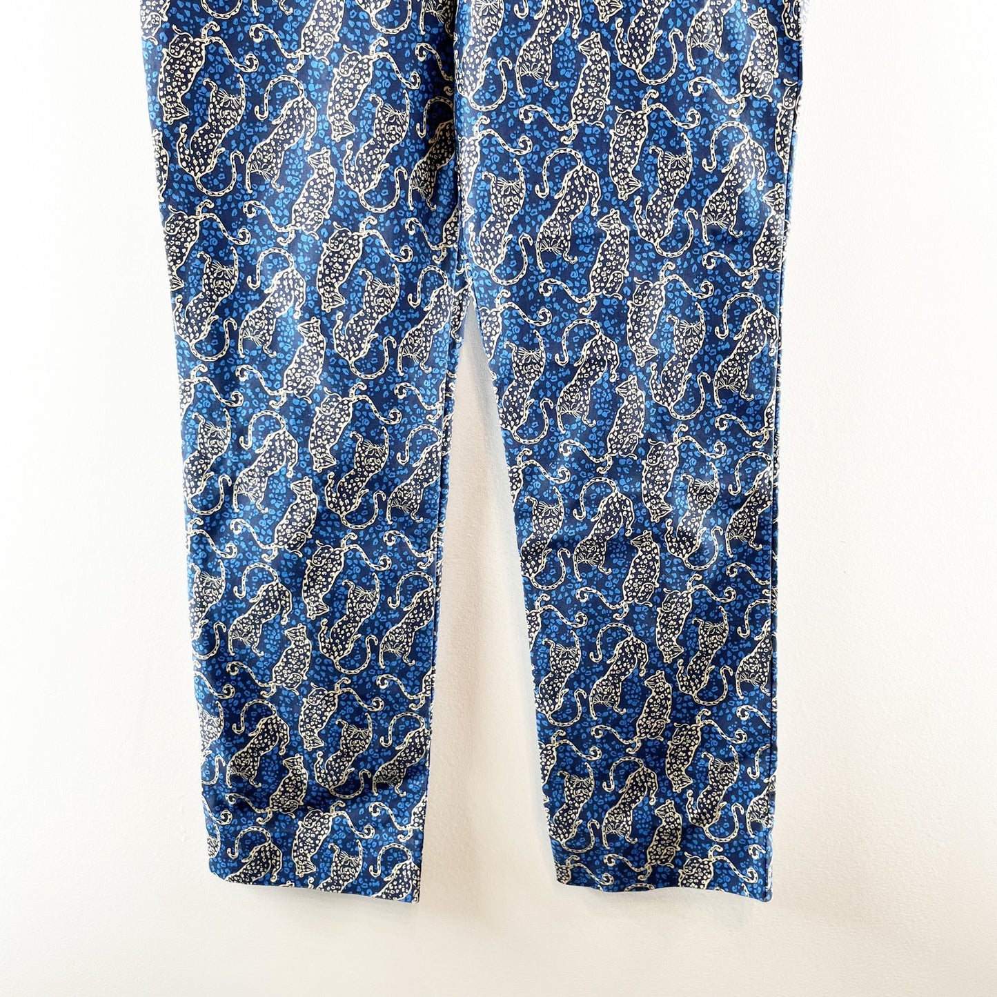 Lilly Pulitzer 28" Gretchen High Rise Straight Leg Pants Blue 8