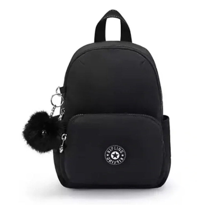 Kipling Zinna Mini Nylon Backpack Black
