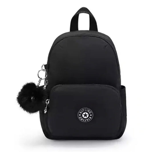 Kipling Zinna Mini Nylon Backpack Black