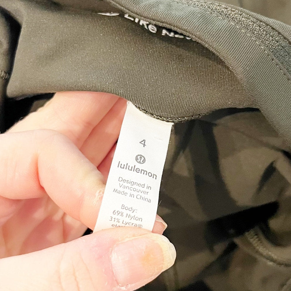 Lululemon Speed Up Tight Full-On Luxtreme 28" Dark Olive Green 4