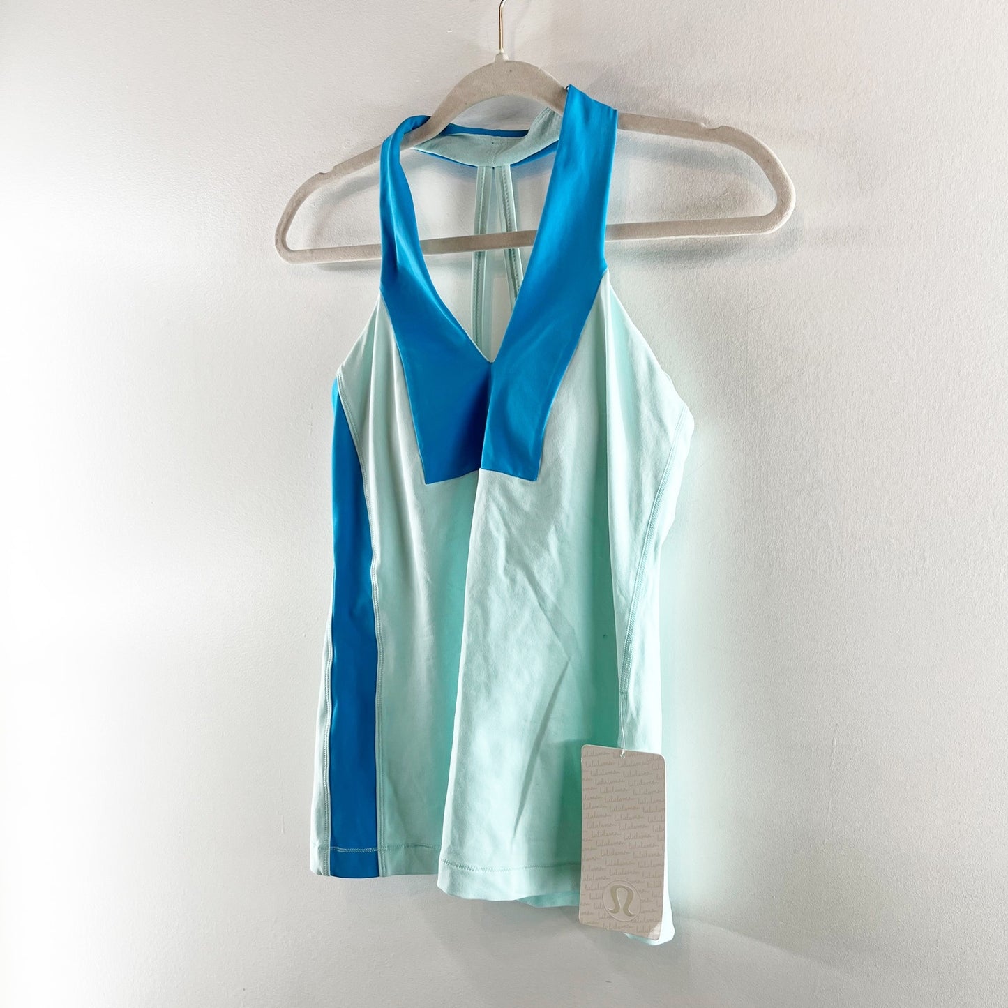 Lululemon Open Soul Tank Top Aquamarine / Beach Blanket Blue / Aquamarine US 6