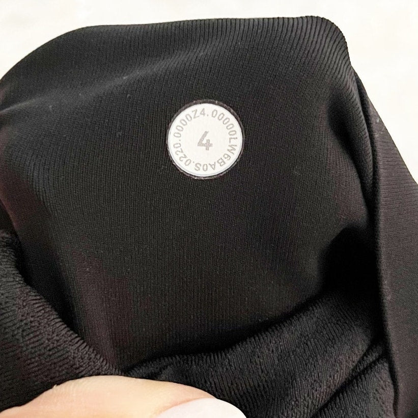 Lululemon Time To Sweat Crop High Rise Leggings Black 4
