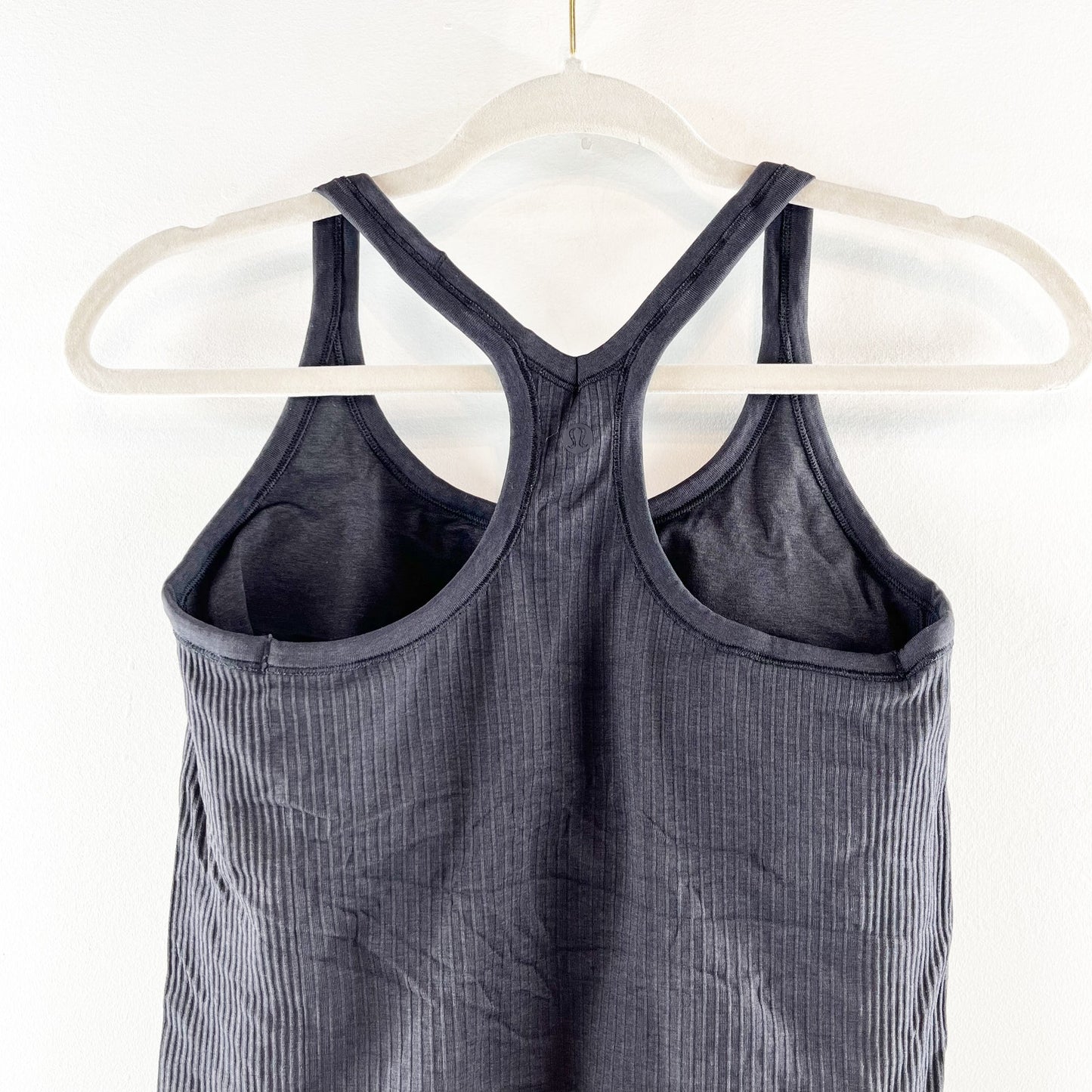 Lululemon Ebb To Street Ribbed Racerback Tank Top II Black 8