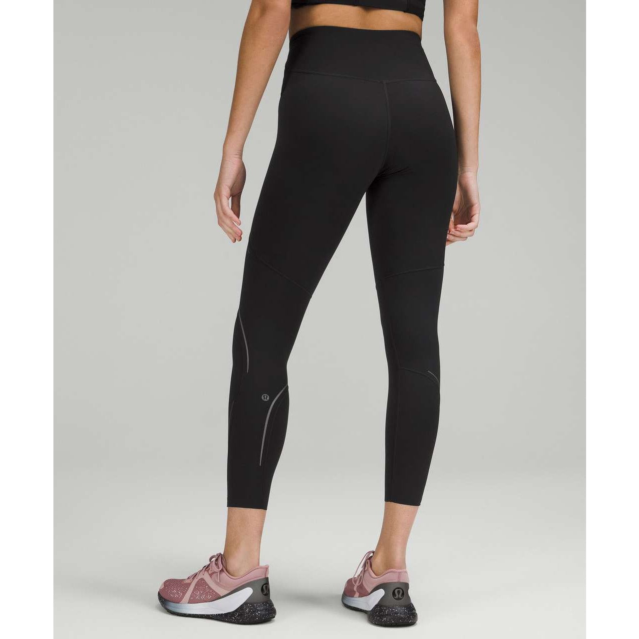 Lululemon Base Pace High-Rise Reflective Tight Leggings 25" Black 4