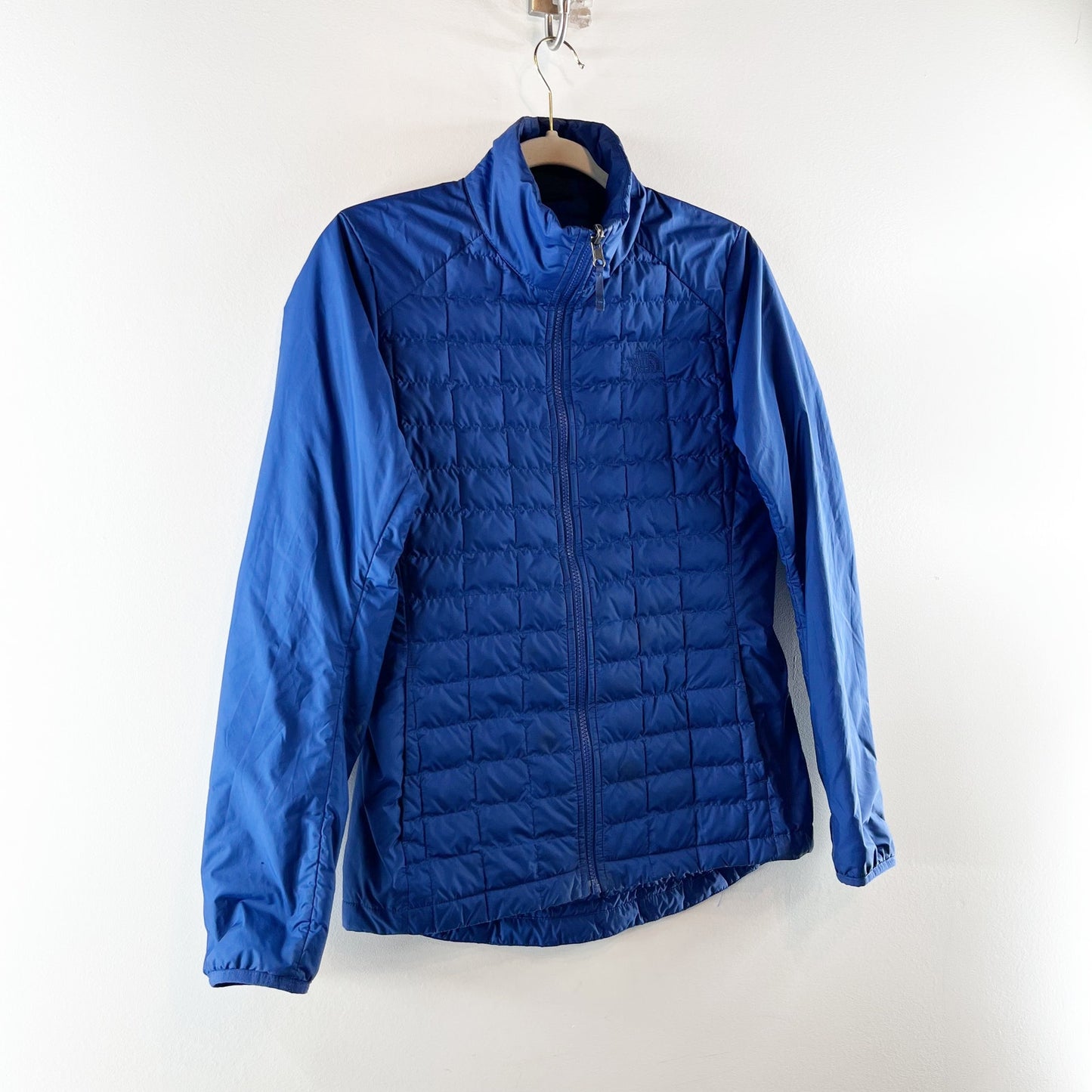 The North Face Thermoball Eco Snow Full Zip Quilted Triclimate Jacket Blue Small