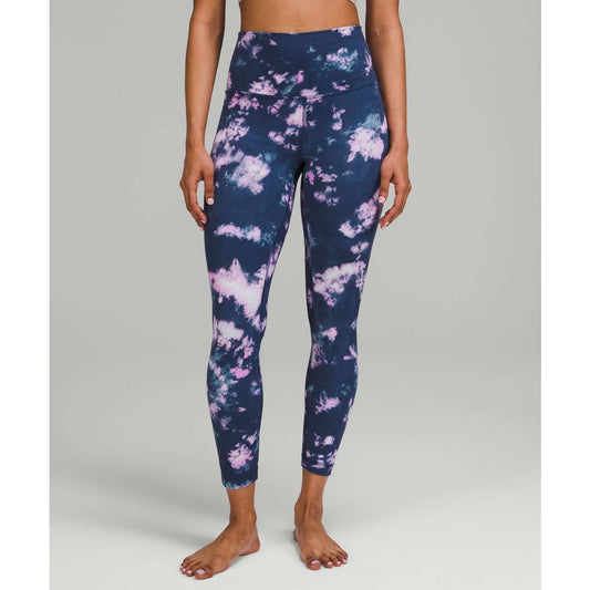 Lululemon Align High-Rise Pant 25" Circulate Tie Dye Mineral Blue Multi 8