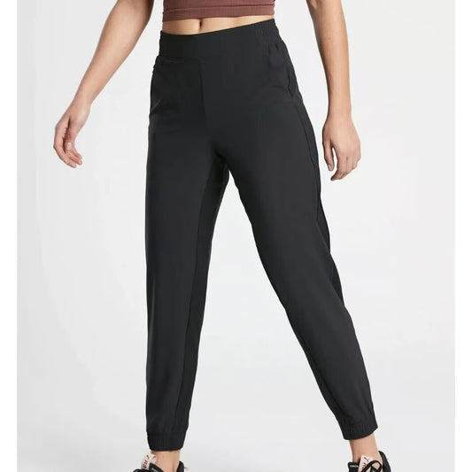 Athleta Brooklyn Jogger Active Pants Black 14