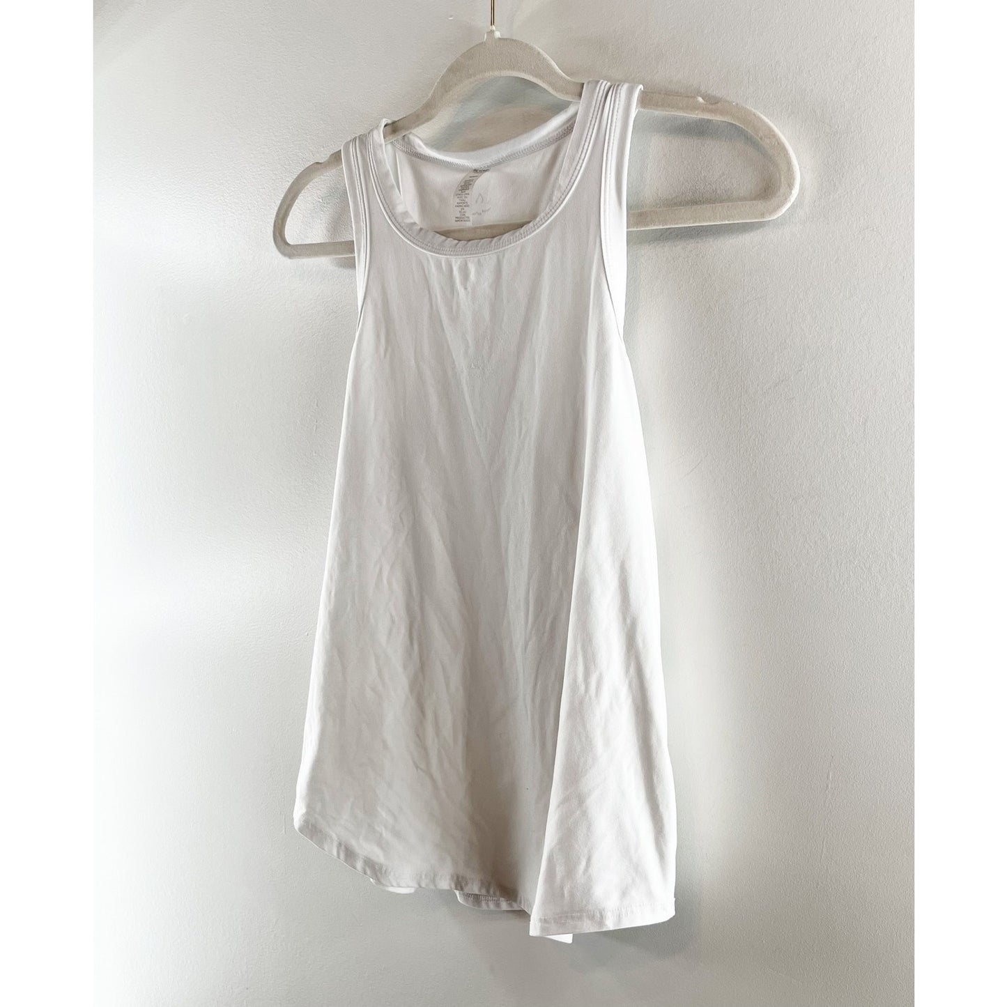 Beyond Yoga Featherweight Keep it Moving Tank Top White Medium