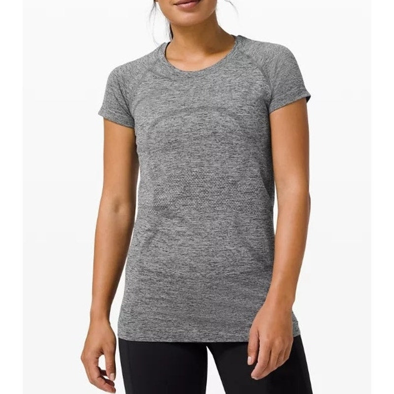 Lululemon Swiftly Tech Short-Sleeve Shirt 2.0 Hip Length Heathered Gray 10