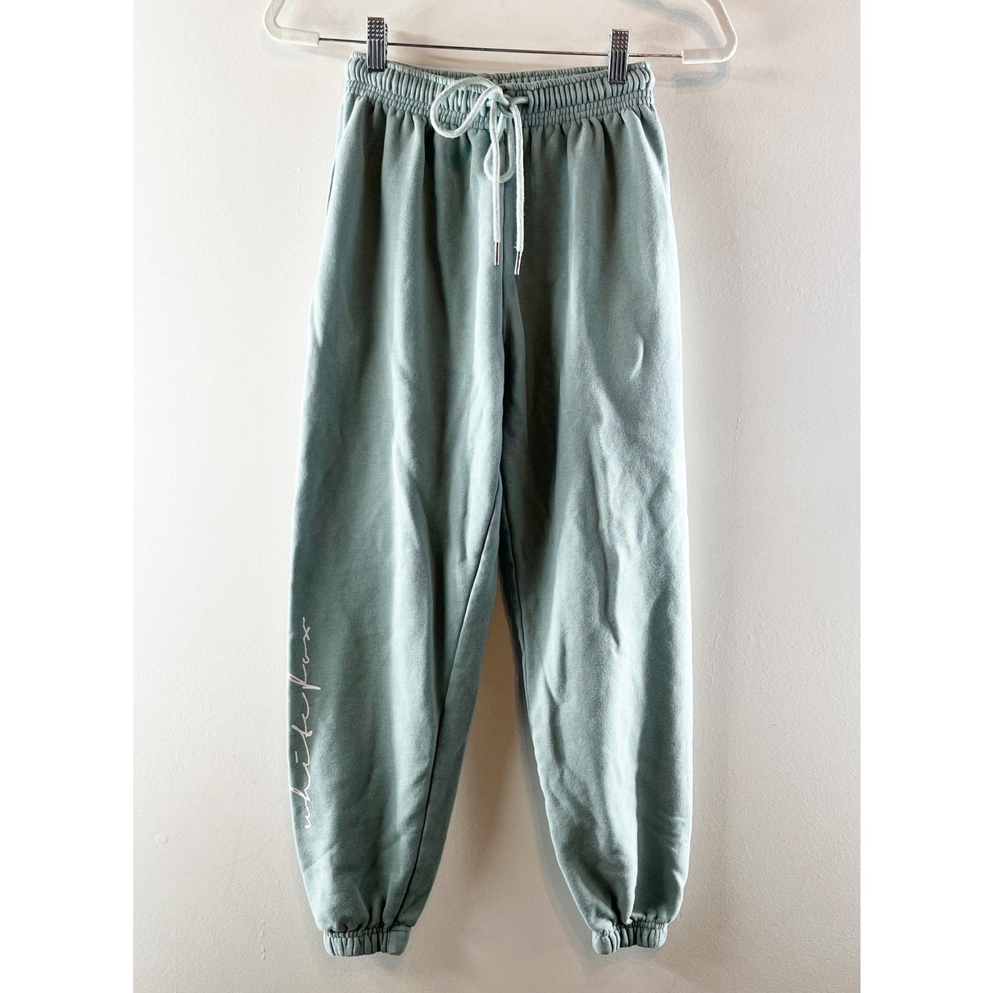 White Fox Jogger Sweatpants Green XS