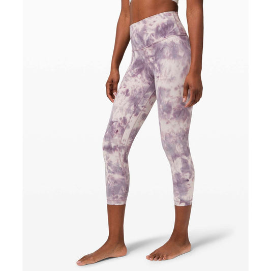 Lululemon Align Crop 21" Diamond Dye Diamond Dye Pink Bliss Graphite Purple 2