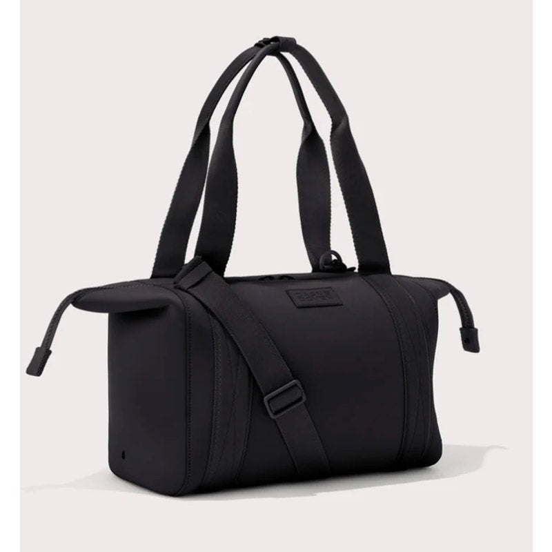 Dagne Dover Landon Neoprene Duffel Travel Bag Black Onyx Medium