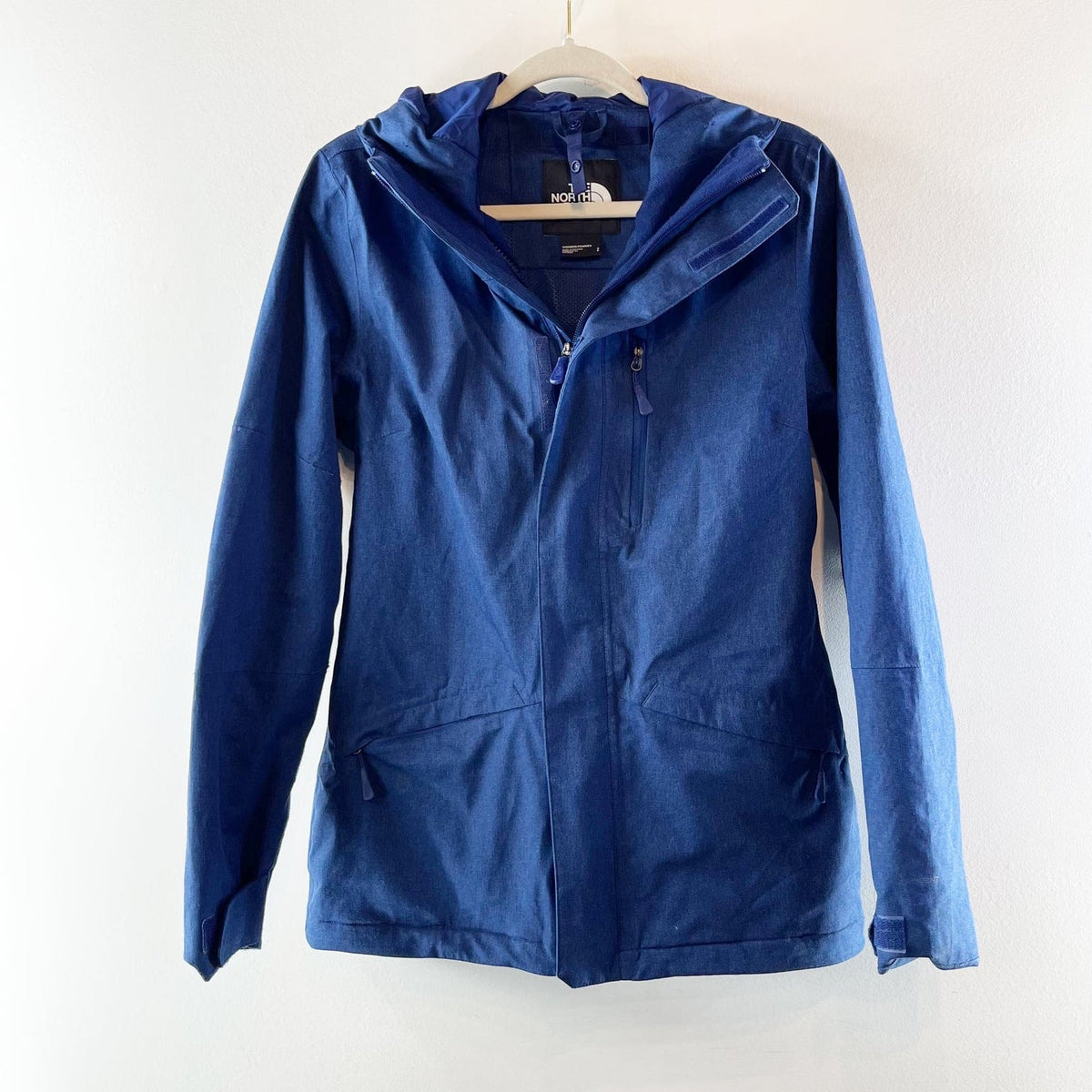 The North Face Blue Rain Coat Jacket Small