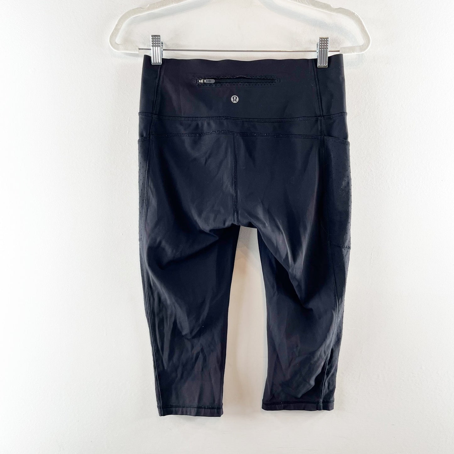 Lululemon Mind Over Miles Crop 17" Leggings Capri Black 8