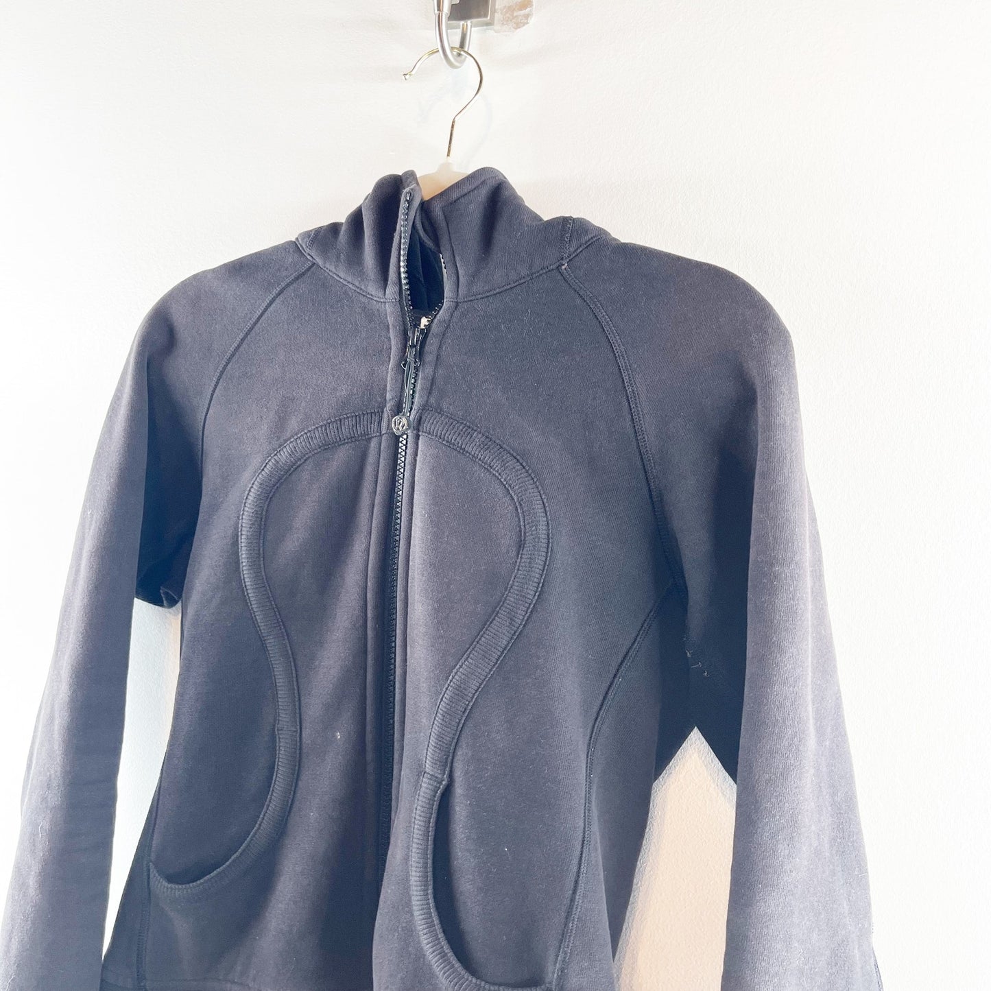 Lululemon Scuba Full Zip Hoodie Sweatshirt Jacket Black 6